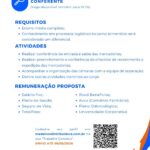 Vaga de emprego para Conferente