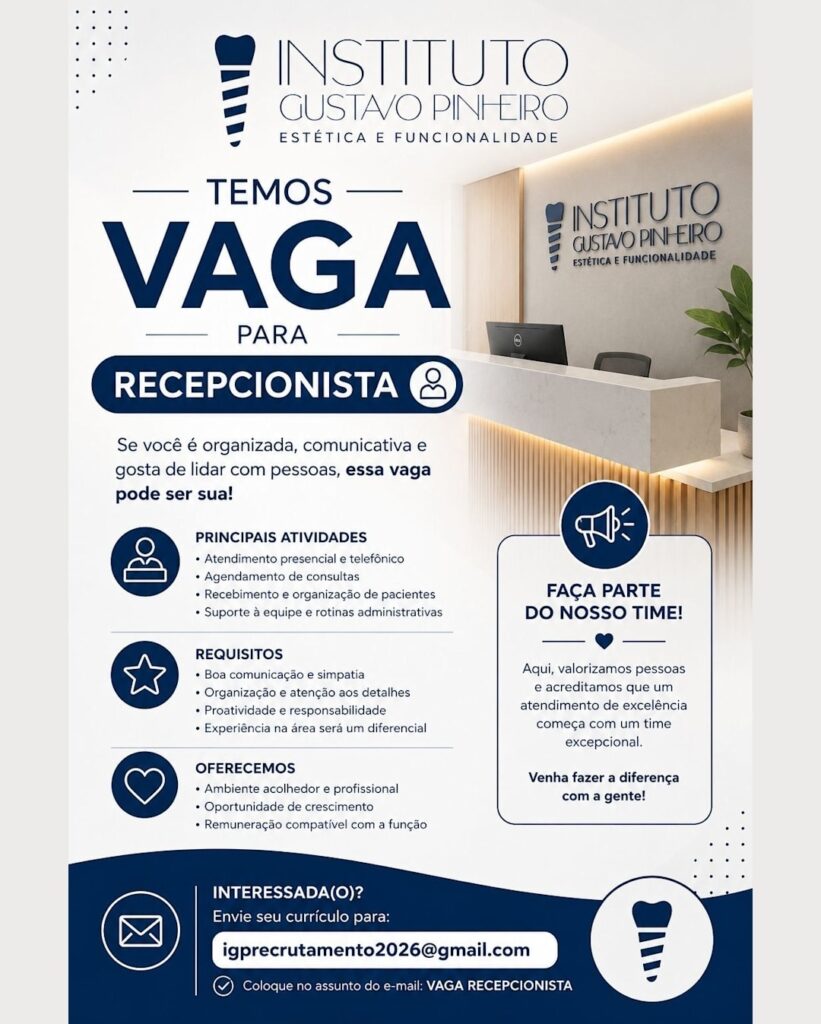 Vaga de emprego para Téc. de Segurança do Trabalho