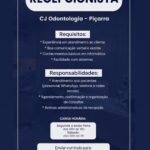 Vaga de emprego para Recepcionista
