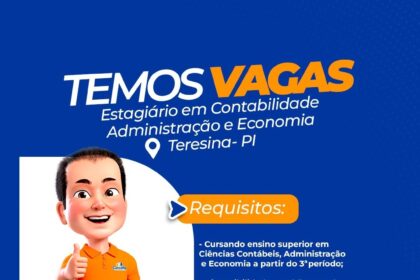 Vagas de Estágio para Contabilidade, Administração e Economia