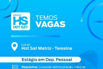 Vagas de Estágio para DP, Contabilidade e Importação