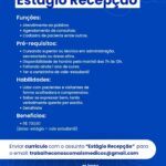 Vaga de Estágio para Recepção
