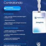 Vaga de Estágio para Téc. de Enfermagem
