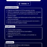 Vaga de emprego para Almoxarife ACM