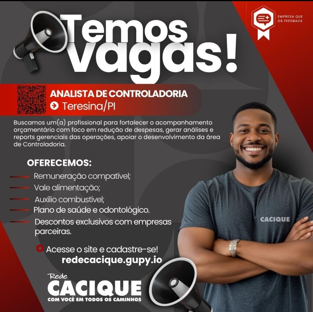 Vaga de emprego para Analista de Controladoria