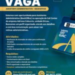 Vaga de emprego para Assistente Adm