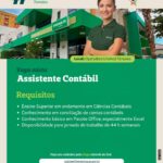 Vaga de emprego para Assistente Contábil