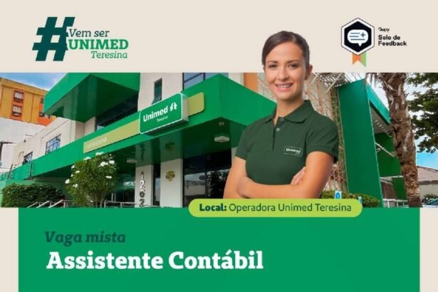 Vaga de emprego para Assistente Contábil