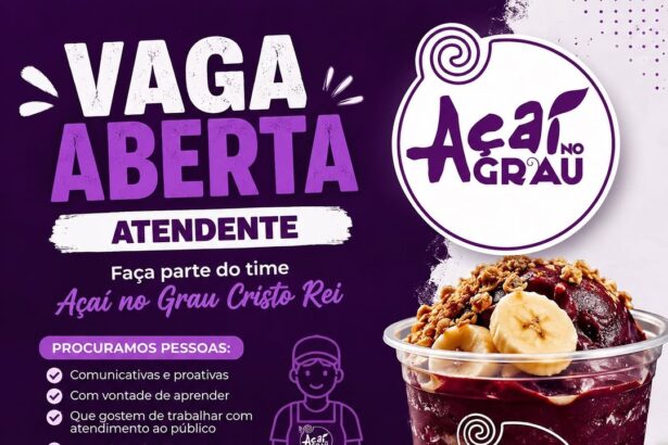 Vaga de emprego para Atendente em Teresina