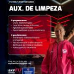 Vaga de emprego para Aux. de Limpeza