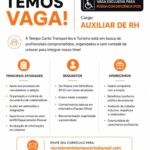 Vaga de emprego para Auxiliar de RH (PCD)