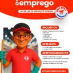 Vaga de emprego para Auxiliar de Serviços Gerais