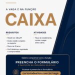 Vaga de emprego para Caixa