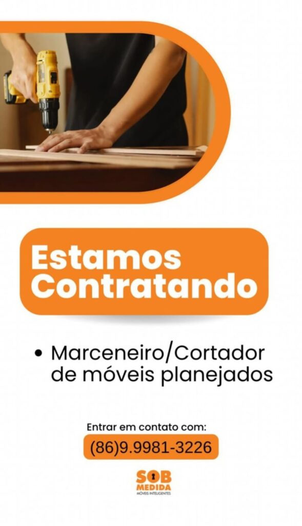 Vaga de emprego para Marceneiro/ Cortador