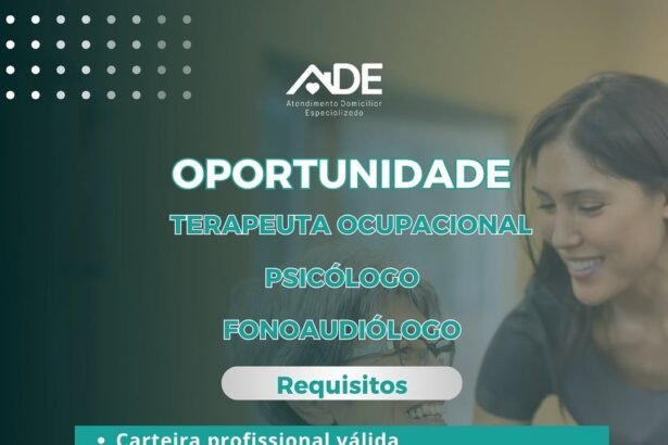Vagas de emprego para Terapeuta Ocupacional, Psicológo e Fonoaudiológo
