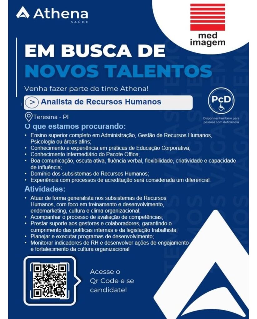 Vaga de emprego para Analista de RH
