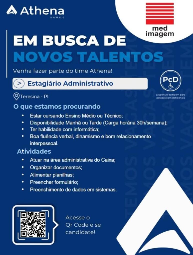 Vaga de Estágio para Administração