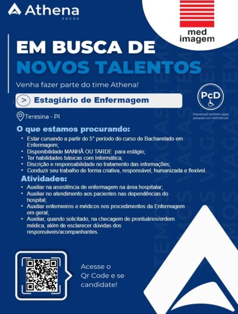 Vaga de Estágio para Enfermagem