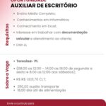 Vaga de emprego para Auxiliar de Escritório