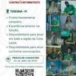 Vaga de emprego para Auxiliar de Serviços Gerais