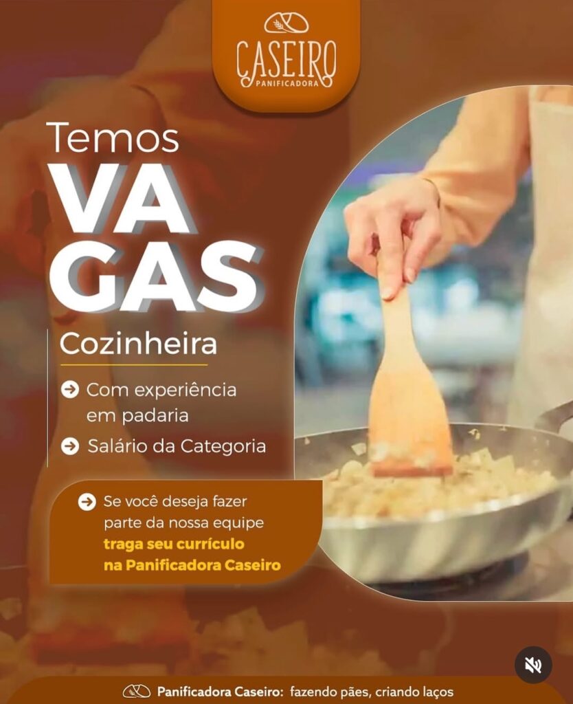 Vaga de emprego para Cozinheira em Teresina