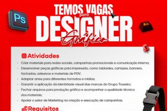 Vaga de emprego para Designer Gráfico