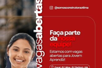 Vaga de emprego para Jovem Aprendiz