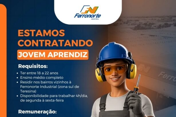 Vaga de emprego para Jovem Aprendiz