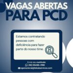 Vaga de emprego para PCD