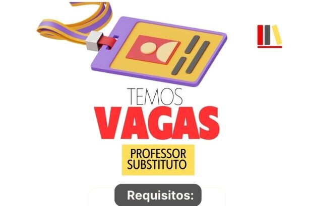 Vaga de emprego para Professor Substituto