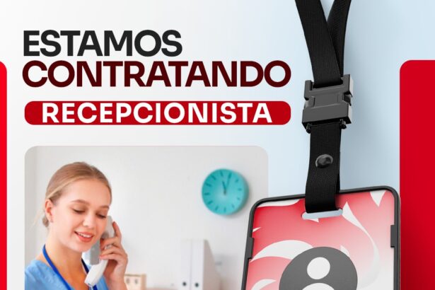 Vaga de emprego para Recepcionista