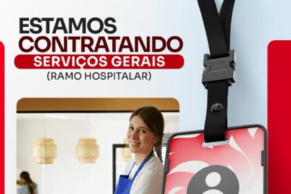 Vaga de emprego para Serviços Gerais