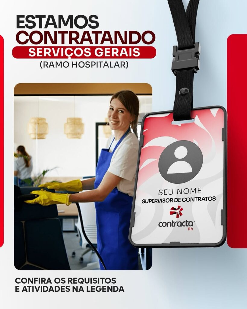 Vaga de emprego para Serviços Gerais