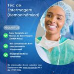 Vaga de emprego para Téc. de Enfermagem