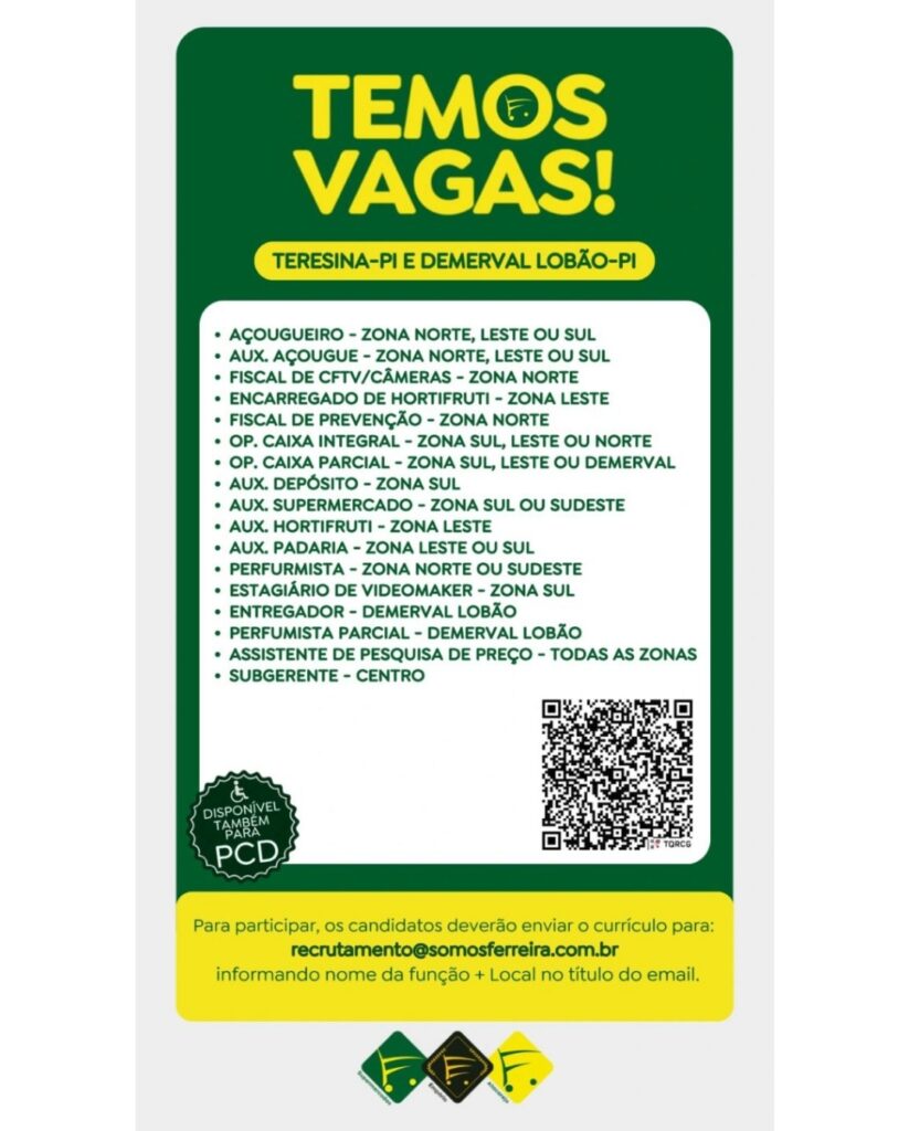 Diversas vagas