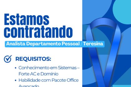 Vaga de emprego para Analista de DP