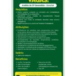 Vaga de emprego para Analista de DP Generalista