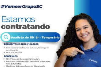 Vaga de emprego para Analista de RH JR