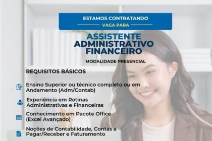Vaga de emprego para Assistente Administrativo em Teresina