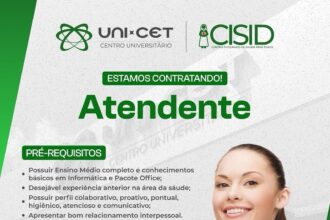 Vaga de emprego para Atendente