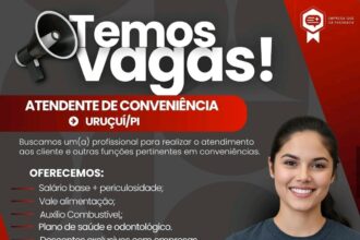 Vaga de emprego para Atendente de Conveniência em Uruçuí