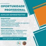 Vaga de emprego para Auxiliar Administrativo
