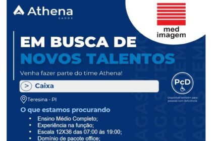 Vaga de emprego para Caixa