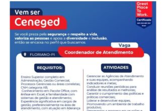 Vaga de emprego para Coordenador de Atendimento