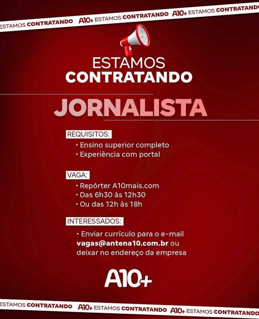 Vaga de emprego para Jornalista em Teresina
