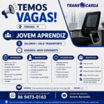 Vaga de emprego para Jovem Aprendiz