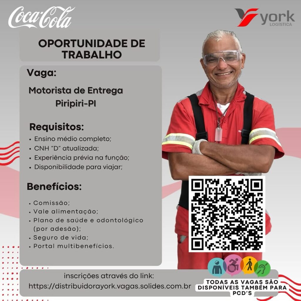 Vaga de emprego para Motorista de Entrega em Piripiri