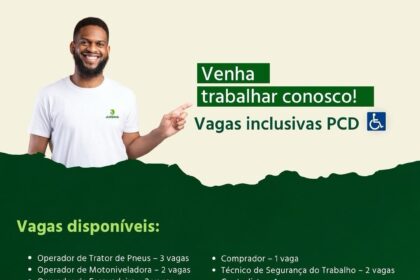 Vaga de emprego para PCD no Piauí