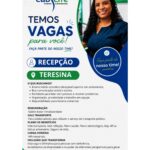 Vaga de emprego para Recepcionista
