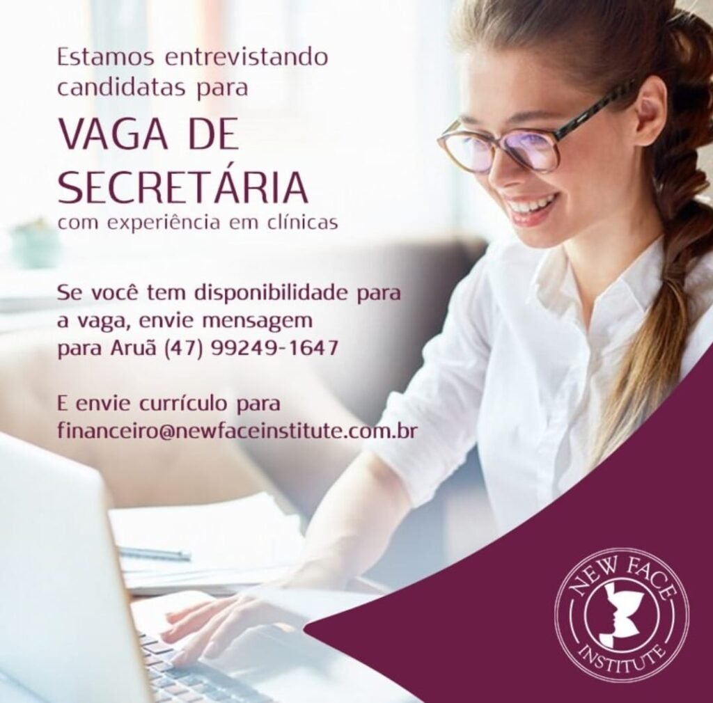 Vaga de emprego para Secretária